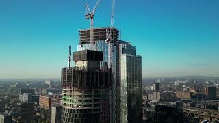 City of Manchester  Deansgate Towers  Jan 23  Cinematic views of Manchester drone [upl. by Stilla592]