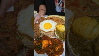 Best Egg Thali shorts cooking asmr [upl. by Aihseyn]