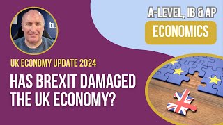 Has Brexit Damaged the UK Economy  ALevel amp IB Economics [upl. by Eidur]