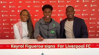 Exciting Liverpool transfer news Keyrol Figueroa has officially signed for Liverpool FC✅ [upl. by Staffan]