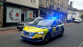 Lancashire Constabulary Skoda Scala responding [upl. by Ludeman]