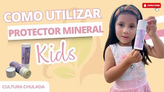 Cómo utilizar nuestro bloqueador mineral natural kids [upl. by Ayoted554]