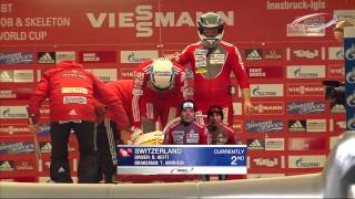 FIBT  2Man Bobsleigh World Cup 20132014  Igls Highlights [upl. by Ilrahc364]