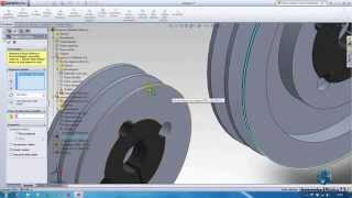 Accoppiamenti assieme studio di movimento  Solidworks Italiano  Tutorial 21 [upl. by Drahsar]