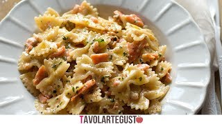 FARFALLE AL SALMONE Ricetta Facile e Trucchi per un risultato perfetto [upl. by Jamison242]