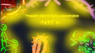 Trevor giants size comparison Part 4 Songe name Glitchtale OS true love [upl. by Sitelc782]