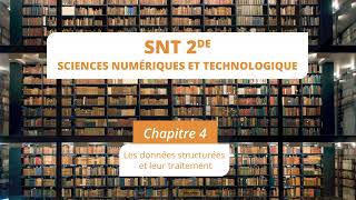 Les données structurées et leur traitement SNT 2de [upl. by Minoru353]