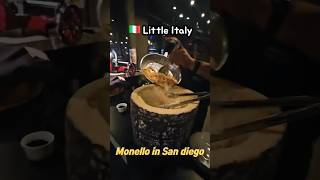 LITTLE ITALY🇮🇹littleitaly sandiego cheesewheel [upl. by Neddy]