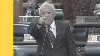 Ucapan KJ terganggu Bung Moktar mencarut ajak gaduh dalam Parlimen [upl. by Ynohtnaed]