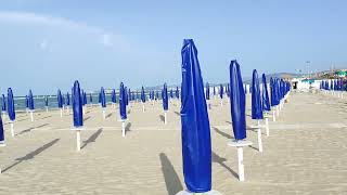 Falconara Marittima le spiagge vicino la stazione Marche Italy [upl. by Wileen745]