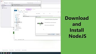 Download and Install NodeJS [upl. by Nohs]