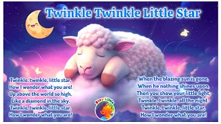 Twinkle Twinkle Little Star lyrics  Lullaby for babies night music for kids  Stay Little [upl. by Eilraep932]