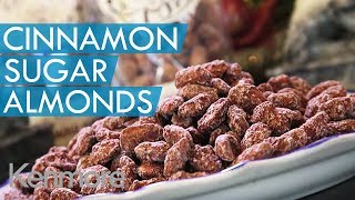 Cinnamon Sugar Coated Almonds Recipe Snack Ideas from Kenmore [upl. by Odla]