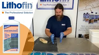 How to Remove Grout Residues From External Porcelain Tiles [upl. by Nudnarb387]