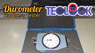 Hardness Test Durometer Teclock Shore A [upl. by Gilbye]