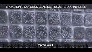 Epoksidinis skaidrus glaistas Fugalite Eco Invisible [upl. by Llener]