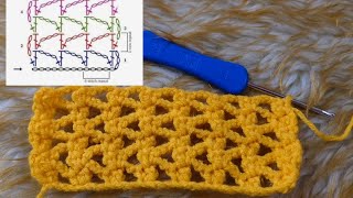 Ep 13 CROCHET TUTORIAL PATTERN ZIGZAG CHAINS STITCH [upl. by Arotal]