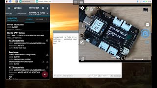 BLE UART Peripheral run on XIAO nRF52840 Sense in Arduino Framework [upl. by Aicineohp]