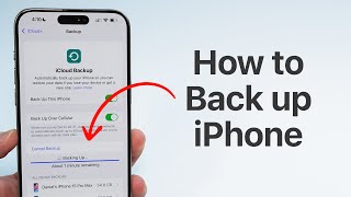 How to Backup your iPhone  iCloud or Computer [upl. by Naida]