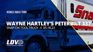 LDV Snapon Tool Truck Wayne Hartleys Peterbilt 337 [upl. by Skipton]