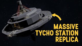 Draconis Expanse Server Tour  Tycho Station  Space Engineers [upl. by Adnotal]