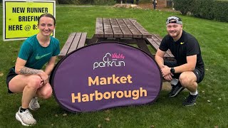 Market Harborough Parkrun  War trail amp 1st Female [upl. by Joashus]