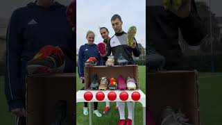 Match the football boots challenge👟⚽️ football Calcio soccer skillscrewhd footballchallenge [upl. by Iffar]