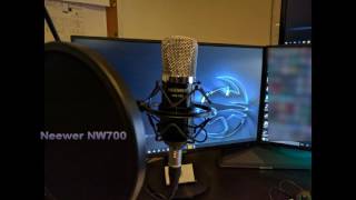 Comparison of Neewer NW700 vs AudioTechnica AT2020 [upl. by Afrikah]