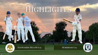 Highlights U13 HHCC v Horsham U13 11072024 [upl. by Veron]