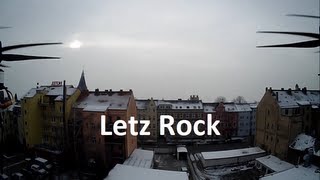 FPV Obstakel Winter FUN with a X525 Quadrocopter [upl. by Schlosser341]