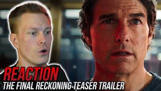 Mission Impossible  The Final Reckoning 2025  Teaser Trailer REACTION  Tom Cruise [upl. by Sudhir]