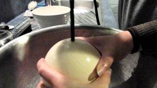 Drilling an Ostrich Egg [upl. by Jone]