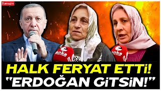 Esenyurt pazarında yurttaş hayat pahalılığına isyan etti quotErdoğan gitsinquot [upl. by Margi]