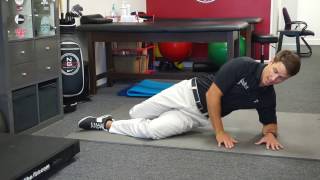 Diagonal Sits with Toe Touch for Glute Max and Medius Activation [upl. by Sagerman]