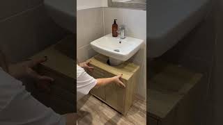 How to build the VonHaus Chester Under Sink Storage Cabinet bathroomdecor bathroomdesign [upl. by Eilyah]