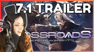 CROSSROADS  Zepla reacts to the 71 FFXIV Patch TRAILER Dawntrail [upl. by Almita229]