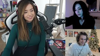 Pokimane trolling chat  Jadeyanh Sykkunos onlyf  xQc wearing the same shirt reacts to xQc [upl. by Goeselt]