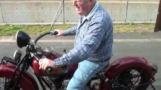 1935 Indian Chief Motorcycle for Sale by Marks Indian Parts Factory part1 [upl. by Kepner611]