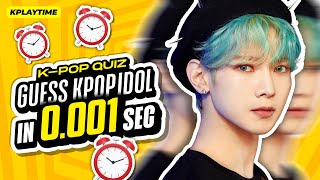 CAN YOU GUESS THE KPOP IDOL IN 0001S ⏱️  KPOP IDOL QUIZ 💛 [upl. by Marlea]