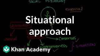 Situational approach  Behavior  MCAT  Khan Academy [upl. by Glori]