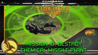 Command and Conquer Tiberian Sun GDI Mission 10  Destroy Chemical Missile Plant [upl. by Cynthie804]