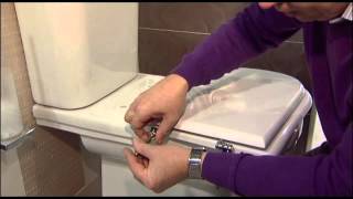 How to replace a Sottini Reprise with a Copriwater Toilet Seat [upl. by Enovad439]