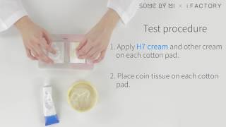 ifactory some by mi  H7 Hydro Max Cream penetration test review [upl. by Gauldin]