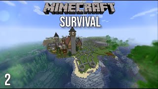 Medieval City Planning Minecraft Survival 119  Builders Playthrough Ep 2 [upl. by Weasner781]