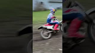 Sliding Wide Open on a 1997 XR200 [upl. by Sanderson]