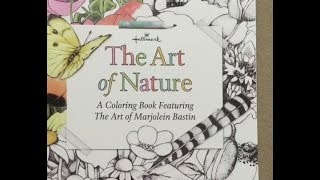 The Art of Nature  Marjolein Bastin Coloring Book flip through [upl. by Cristine928]