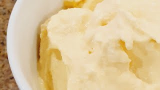 Easy Mandarin Ice cream Recipe [upl. by Airdnekal]