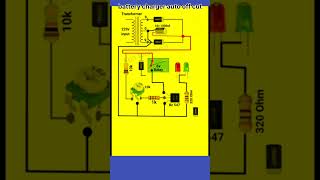 How to make 6v battery charger auto off cut circuit diagram  shorts [upl. by Dedra696]