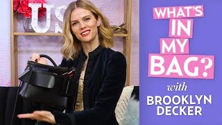 Brooklyn Decker Whats in my bag [upl. by Yodlem]