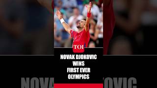 Historic Novak Djokovic Wins His First Ever Olympic Gold Beats Alcaraz At Paris 2024 [upl. by Einhorn]